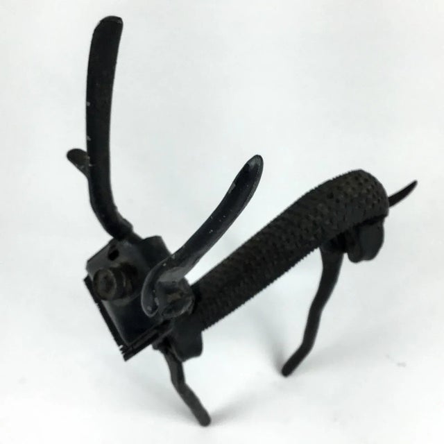 Artisan Vintage Metal Artwork Deer Sculpture Steampunk For Sale - Image 4 of 13