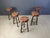 Vintage Tree Trunk Bar Stools, 1970s, Set of 5 For Sale - Image 6 of 13