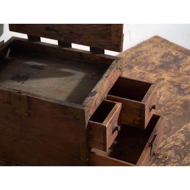 Antique Japanese Storage Box For Sale - Image 4 of 14