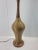 Wood Mid-Century Modern Tony Paul Style Gold Ceramic & Walnut Wood Table Lamp For Sale - Image 7 of 10