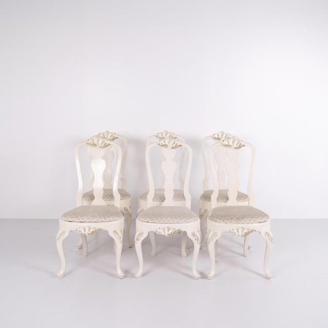 Vintage Dining Chairs in Neo Rococo Style, 1920s, Set of 6 For Sale - Image 4 of 17