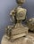 Tan Bronze Fireplace Trim, Early 20th Century, Set of 3 For Sale - Image 8 of 11