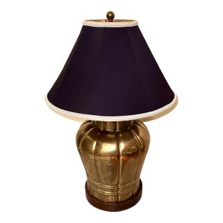 Mid 20th Century Frederick Cooper Brass Table Lamp For Sale