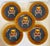 Gucci Vintage 1980s Gucci Porcellana Neoclassical Chair Decorative Plate For Sale - Image 4 of 13