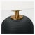 Visual Comfort Hable by Visual Comfort Studio Hable Fanny Table Lamp in Rough Black Ceramic For Sale - Image 4 of 5
