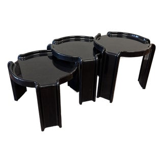 Set of 3 Kartell Stacking Tables by Giotto Stoppino For Sale