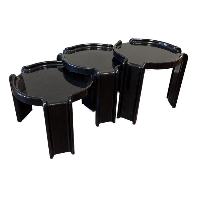 Set of 3 Kartell Stacking Tables by Giotto Stoppino For Sale