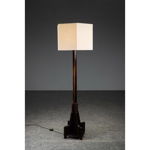 Amsterdam School Standing Lamp, 1920s For Sale - Image 4 of 10
