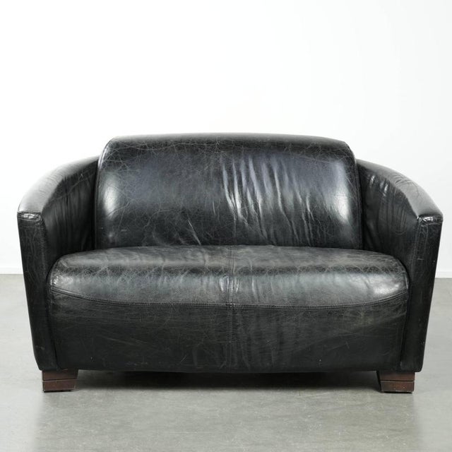 Cowhide Leather 2-Seater Sofa from Aviator For Sale - Image 14 of 14