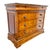 French Late 20th Century Ethan Allen Townhouse Louis Philippe Burl Wood & Marble Top Commode For Sale - Image 3 of 18