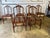 Vintage 1930s Regency Style Reeded Leg Dining Chairs - Set of 6 For Sale - Image 4 of 18