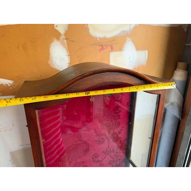 Antique Show Case Display Cabinet For Sale - Image 4 of 18