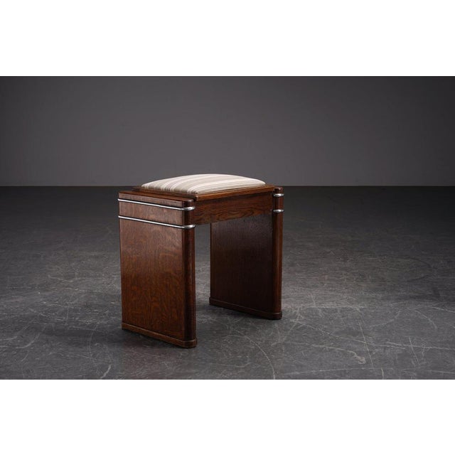 Art Deco Stool, 1930s For Sale - Image 15 of 17