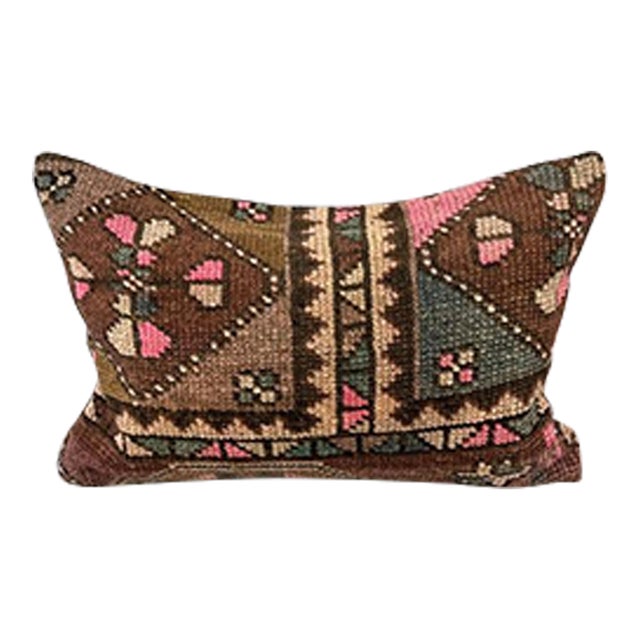 16 x 24 Rug Pillow Anatolian Essence Turkish Pillow Cushion Cover For Sale
