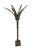 Artisan Sculptural Hand-Wrought Iron "Feather" Floor Candle Holder For Sale - Image 4 of 10