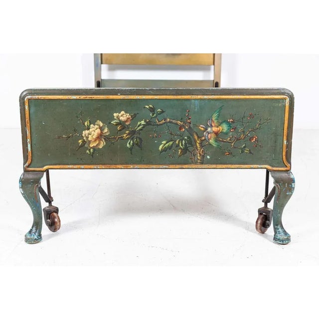 1920s Country House Hand Painted Single Bedstead For Sale - Image 5 of 16