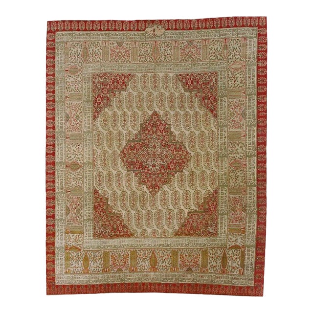 Antique Persian Tabriz Dowry Rug For Sale