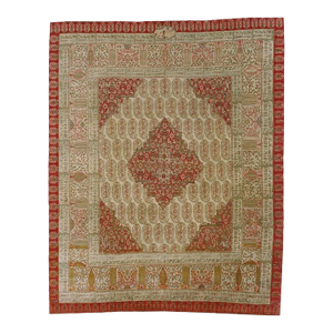 Antique Persian Tabriz Dowry Rug