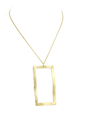 Ippolita Window 18k Yellow Gold Open Wave Pendant