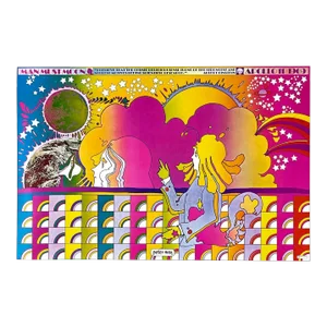 1970 Peter Max Pop Art Poster 19 Apollo One