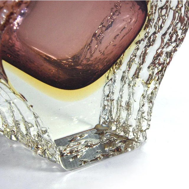 Italian Murano Sommersed Vase by Alessandro Mandruzzato, 1960s For Sale - Image 6 of 10