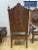 Late 19th Century Late 19th Century Large Pair of French Calver Dining Armchairs Leather Fabric For Sale - Image 5 of 16