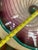 1990s Large 1998 Signed LaChaussee Studio Handblown Art Glass Fluted Centerpiece Bowl For Sale - Image 5 of 6