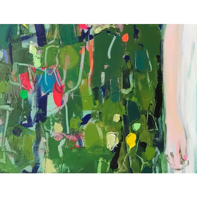 Bright colors and intuitive brushstrokes merge in the artist´s acrylic paintings to create a lively homage to femininity....