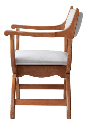 Vintage Danish Kurul Armchair by Henning Kjærnulf, 1960s