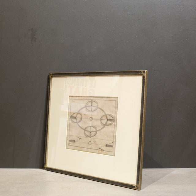 Metal Astronomy Prints Framed in a White Gold Frames For Sale - Image 7 of 11