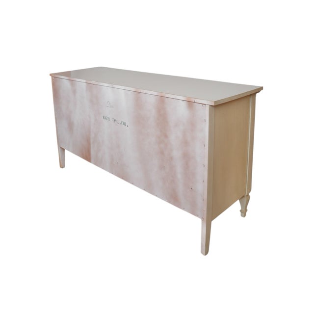 Wood Louis XVI Style Triple Dresser by Dixie For Sale - Image 7 of 8