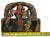 Unusual Antique Italian Hand Carved & Painted Wood Madonna & Child Sicilian Donkey Cart Fragment - Weighted for Doorstop For Sale - Image 16 of 18