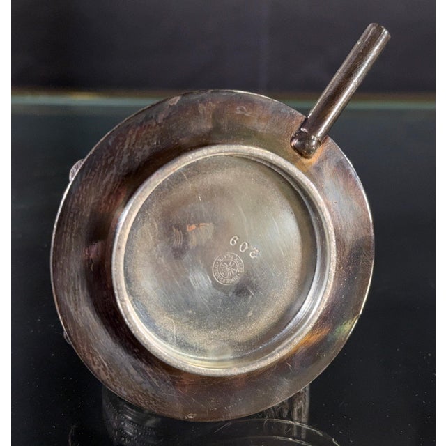 Metal Antique Rogers & Bros Silverplate Aesthetic Movement Napkin Ring With Butterfly and Fan, c.1870s-1880s For Sale - Image 7 of 8