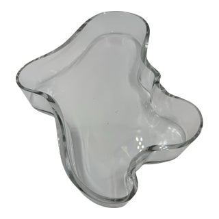 Signed & Dated 1986 Alvar Aalto Savoy Low Vase – Large 15” Sculptural Form for Iittala For Sale