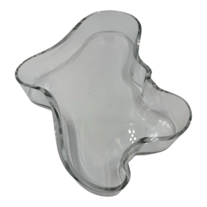 Signed & Dated 1986 Alvar Aalto Savoy Low Vase – Large 15” Sculptural Form for Iittala