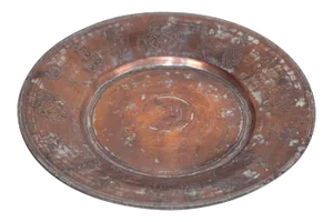 Antique Turkish Ottoman Metal Tinned Copper Vessel Islamic Moorish Style