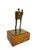 Mid-Century Modern Signed Ray Jensen Bronze Modernist Art Sculpture ~ Figure W/ Child ~ Pacific Northwest For Sale - Image 3 of 16