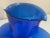 Blenko Blenko Blue Glass Water Bottle - Double Spout Pitcher Vase For Sale - Image 4 of 8