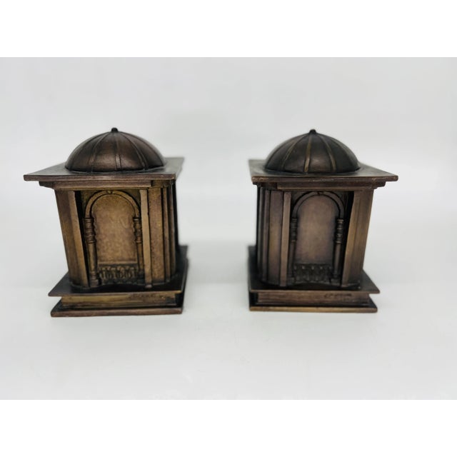 Pair, "The Borghese" Bronze Grand Tour Style Capital Bookends For Sale - Image 10 of 10