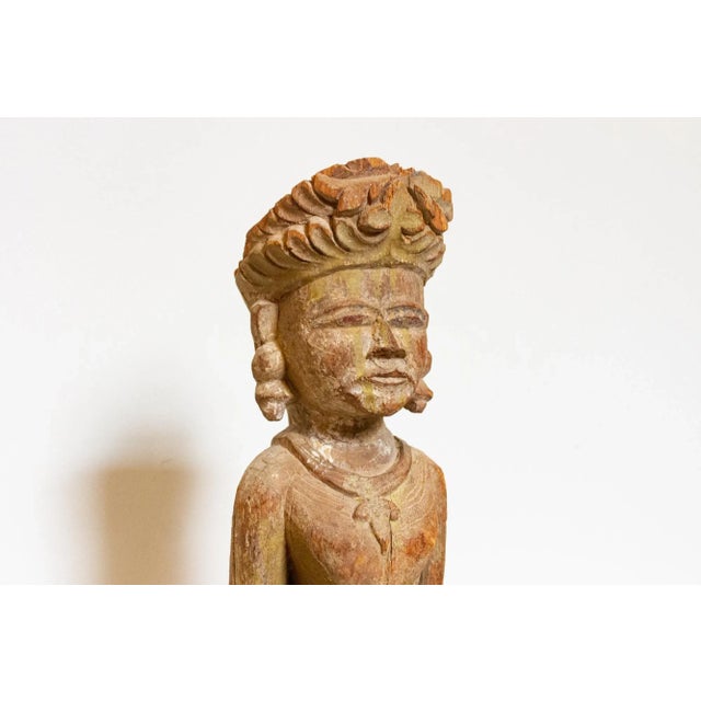 19th Century 1800's Indian Celestial Musician Figure For Sale - Image 5 of 10