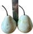 2000 - 2009 Set of Five Hand-Carved Marble Pears – Soft Aqua Green For Sale - Image 5 of 5