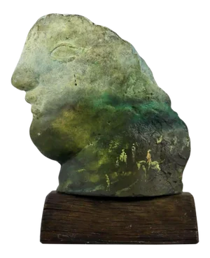 1950s Reginald Pollack Classic Head Bronze Sculpture