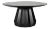 NOIR Brosche Dining Table, Hand Rubbed Black For Sale