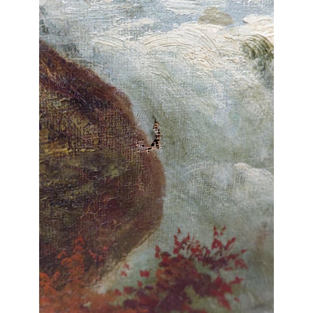 Framed Signed A. Fichtner Roaring River Landscape For Sale - Image 17 of 17