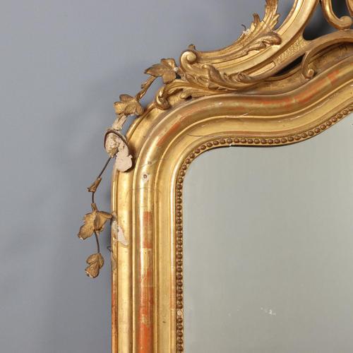 Carved and Gilded Mirrors, Set of 2 For Sale - Image 6 of 16