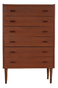 Vintage Danish Chest of Drawers in Teak, 1960s