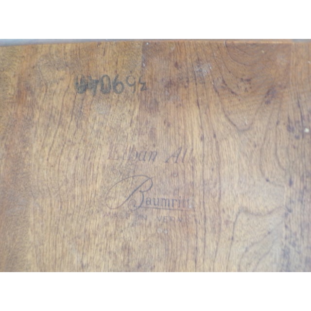 Vintage Set 4 Ethan Allen Baumritter Solid Maple Windsor Comb Back Dining Chairs For Sale - Image 11 of 12