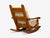 Collden, Swedish Modern, Large Rocking Chair, Pine, Fabric, Sweden, 1970s For Sale - Image 13 of 14
