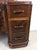 Art Deco Vanity With 8 Dovetailed Drawers and Round Mounted Mirror For Sale - Image 18 of 18