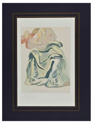 After Salvador Dalì, The Infinite Beauty of Beatrice, Woodcut, 1963